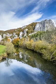 Autumn in the Upper Danube Valley, Baden-Wuerttemberg, Germany, Europe