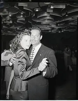 Cheek To Cheek Prints: Ava Gardner and Alexander D'Arcy Dancing