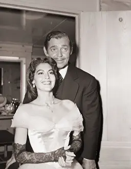 Ava Gardner with Clark Gable
