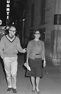 Scott Prints: Ava Gardner Walking with George C. Scott
