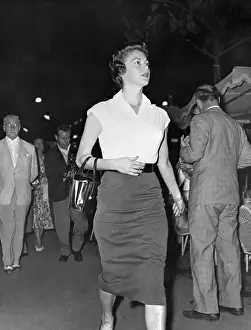 Ava Gardner Walking in Rome