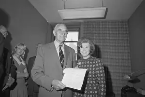 Averell Harriman and Pamela Churchill Haywood Standing Together