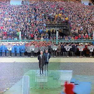Grenoble Prints: Avery Brundage Speaking at Opening Ceremony