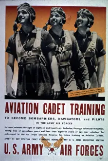 T1641685 Prints: Aviation Cadet Training