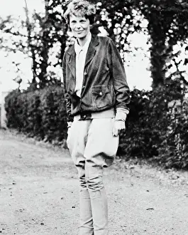 Tiredness Prints: Aviator Amelia Earhart