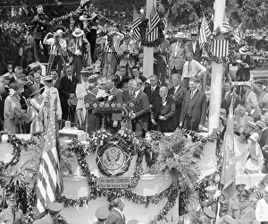 Awards Ceremony Prints: Award Ceremony for Charles Lindbergh by Calvin Coolidge