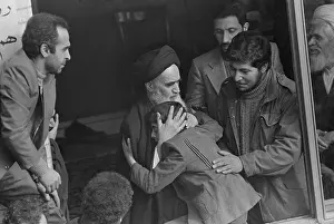 Ayatollah Khomeini Returning to Iran