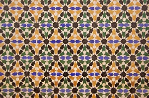 Wall Building Feature Gallery: Azulejos-La Alhambra-Granada-Andalucia-EspaAna