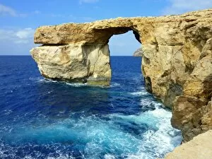 The Azure window, on Gozo island