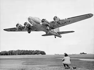 B-17 Bomber Taking Off