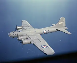 Haze Prints: B-17 Bombers En Route To England