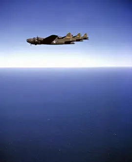 Sun Light Prints: B-17 Bombers En Route To England