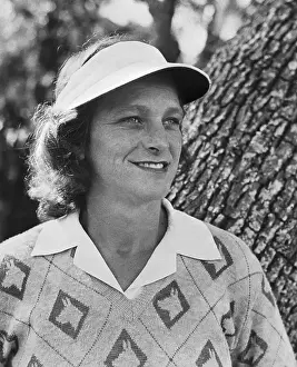 Babe Didrikson Wearing Visor