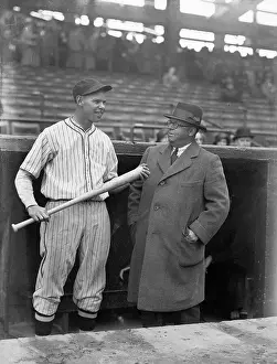 Manager Prints: Babe Herman with Wilbur Robinson