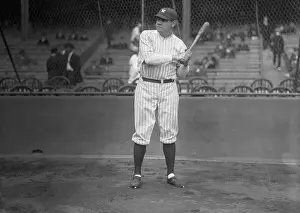 Babe Ruth at Batting Practice