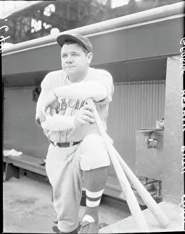 One Person Only Prints: Babe Ruth, Boston Braves Baseball Player