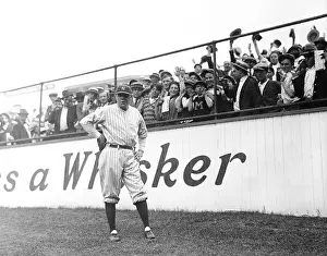Patience Prints: Babe Ruth and Cheering Crowd