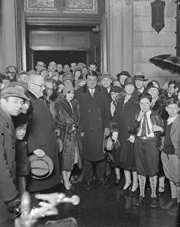 Wedding Prints: Babe Ruth and Claire Hodges at Their Wedding Ceremony