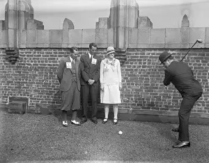 Babe Ruth with Golf Champions