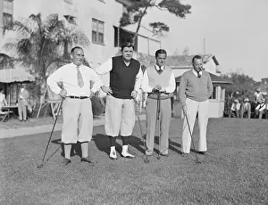 Babe Ruth Golfing in St. Petersburg
