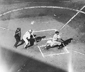 Babe Ruth at Home Plate