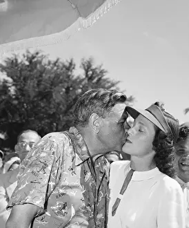 Blouse Prints: Babe Ruth Kissing Babe Didrikson