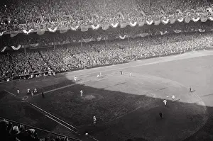 Lou Gehrig Prints: Babe Ruth and Lou Gehrig Baseball Action