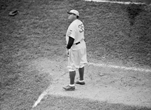 Endurance Prints: Babe Ruth Pausing on the Field