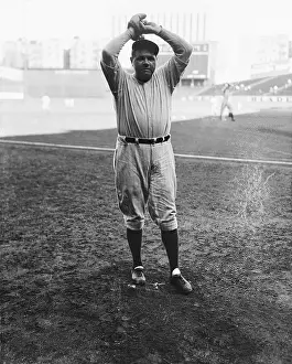 Babe Ruth in Pitching Stance