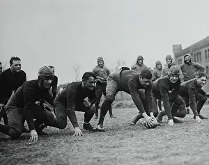 Babe Ruth Playing Football