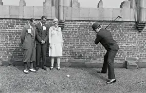 Babe Ruth Playing Golf