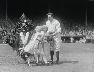 Admiration Prints: Babe Ruth Receiving Wreath