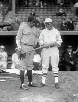 Louis Prints: Babe Ruth and Rogers Hornsby