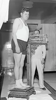 Slugger Prints: Babe Ruth on Scale