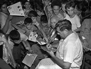 Babe Ruth Signing Autographs