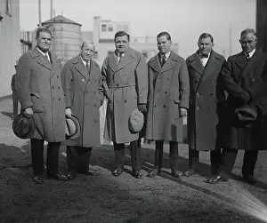 Coach Prints: Babe Ruth with Other Sports Notables