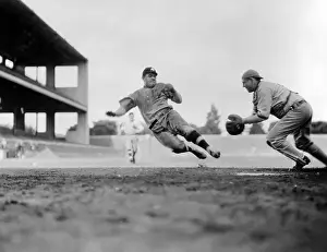 Fast Prints: Babe Ruth Stealing Home