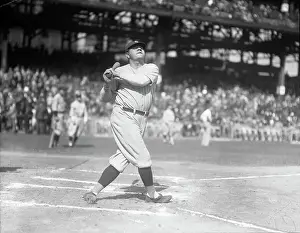 Babe Ruth Swinging Bat