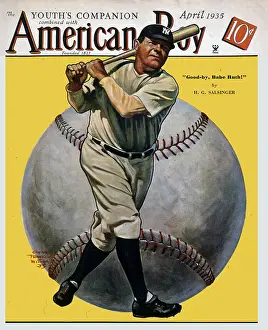 Swinging Prints: Babe Ruth Swings a Bat