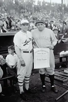 Babe Ruth with Taylor Douthit