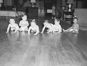 Derby Prints: Babies Crawl and Train for Diaper Derby