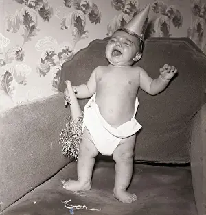 Crying Prints: Baby Crying on New Year's Eve