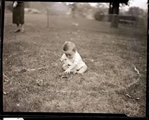 Contestant Prints: Baby David Conn Petting His Frog