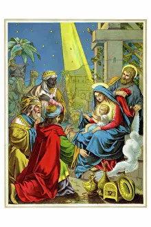 Mary Prints: Baby Jesus Receives Gifts