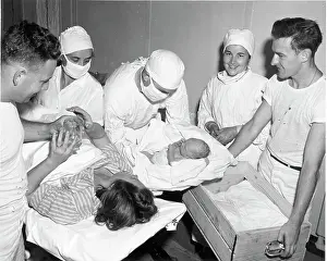 Delivery Prints: Baby Just Delivered Placed In Potato Box