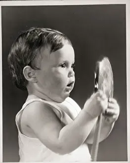 Learning Prints: Baby with Mirror