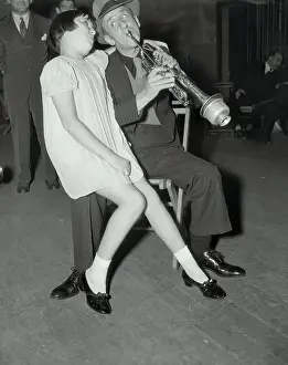 Baby Rose Marie and Jimmy Durante