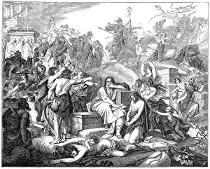 Babylonia Collection: Babylonian Exile (597-539 BC) of the Jews