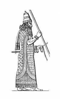 Images Dated 8th March 2016: Babylonian Ruler