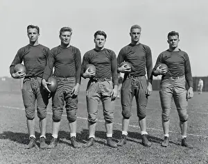 Cambridge Prints: Backfield Position Candidates Posing Together